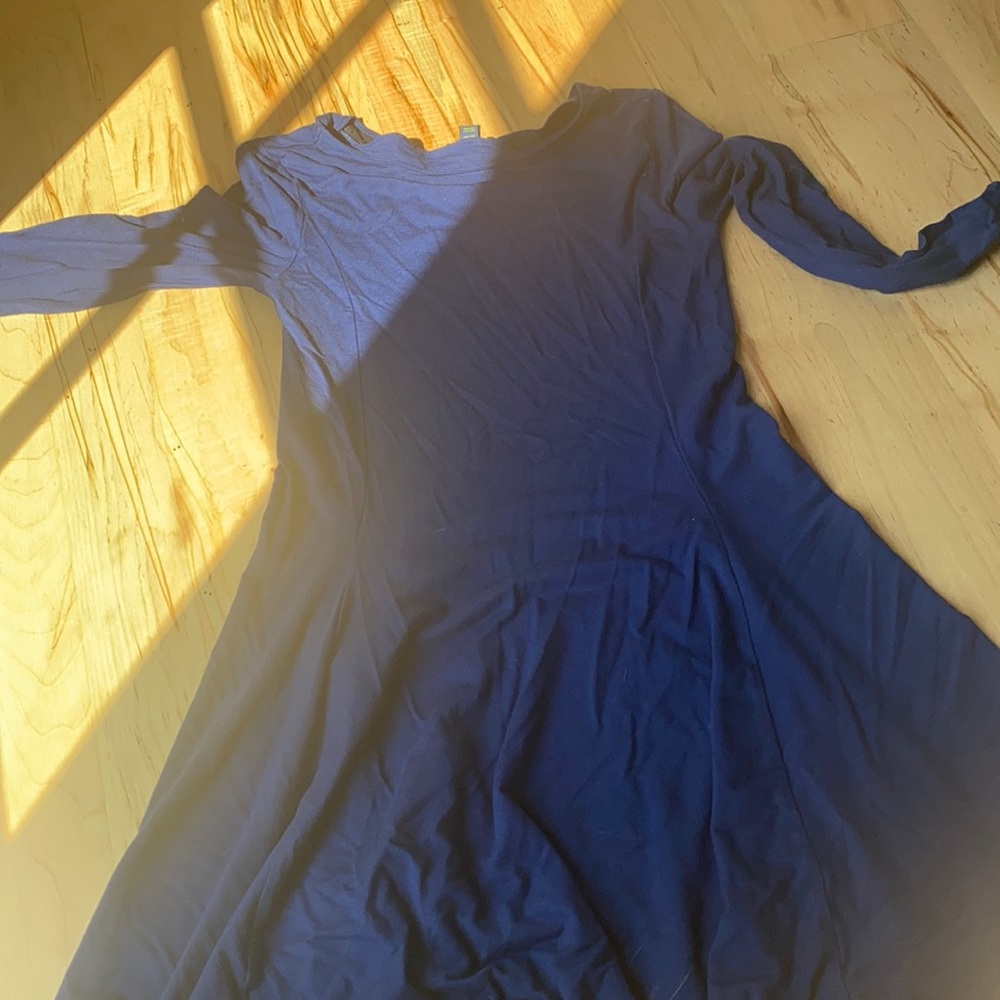 Blue polo dress